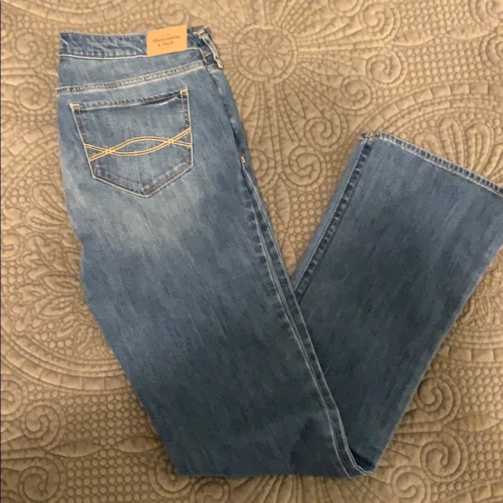 Abercrombie boot cut jeans.